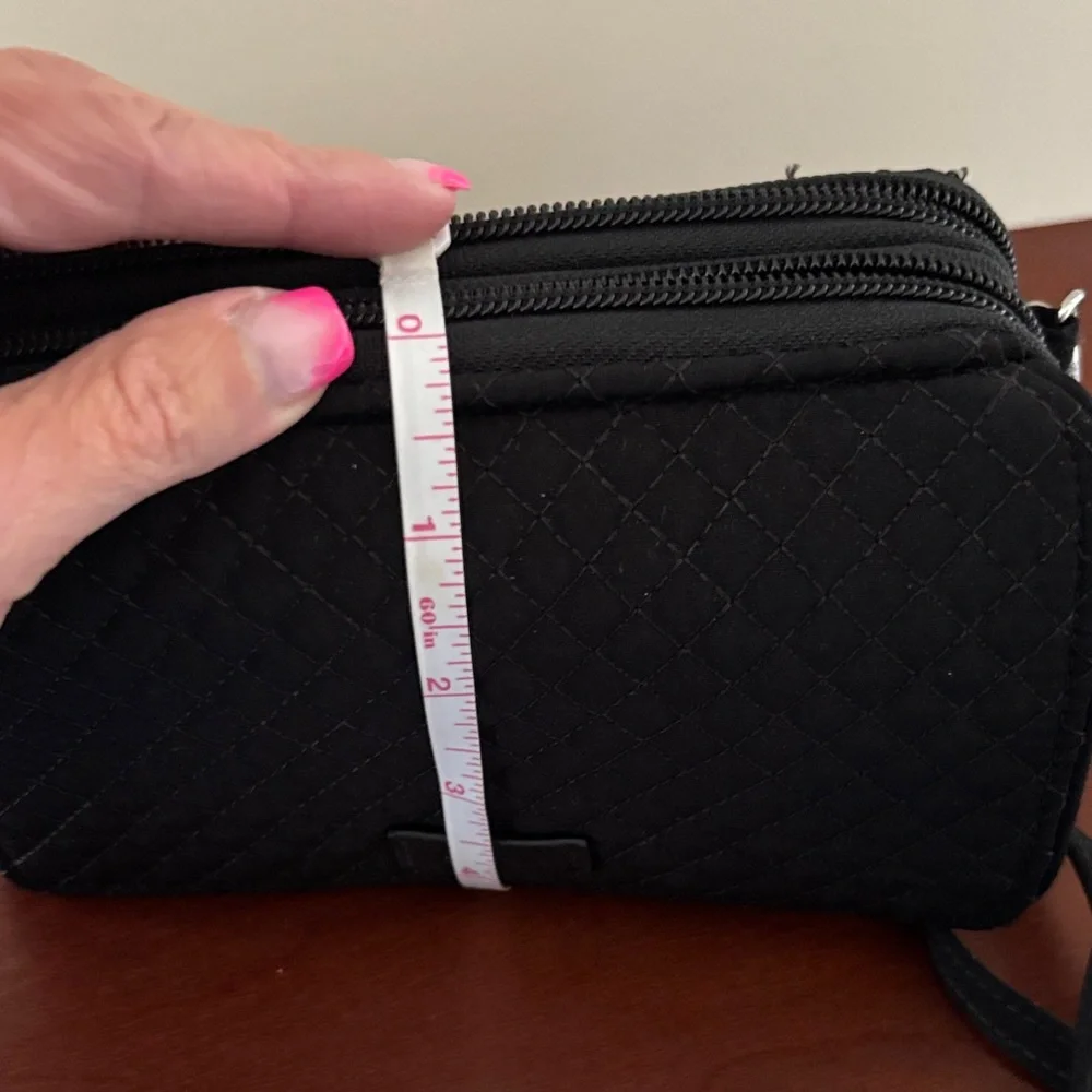 Vera Bradley Black Quilted Crossbody Bag